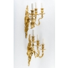 Importante paire d’appliques en bronze doré, finement ciselé, style Louis XV Rocaille, circa 1880 | Biron Importante paire d'appliques en bronze doré, finement ciselé, style Louis XV Rocaille, circa 1880