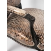 4 sièges de style Louis XV, façon crocodile