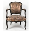 4 sièges de style Louis XV, façon crocodile