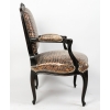 4 sièges de style Louis XV, façon crocodile