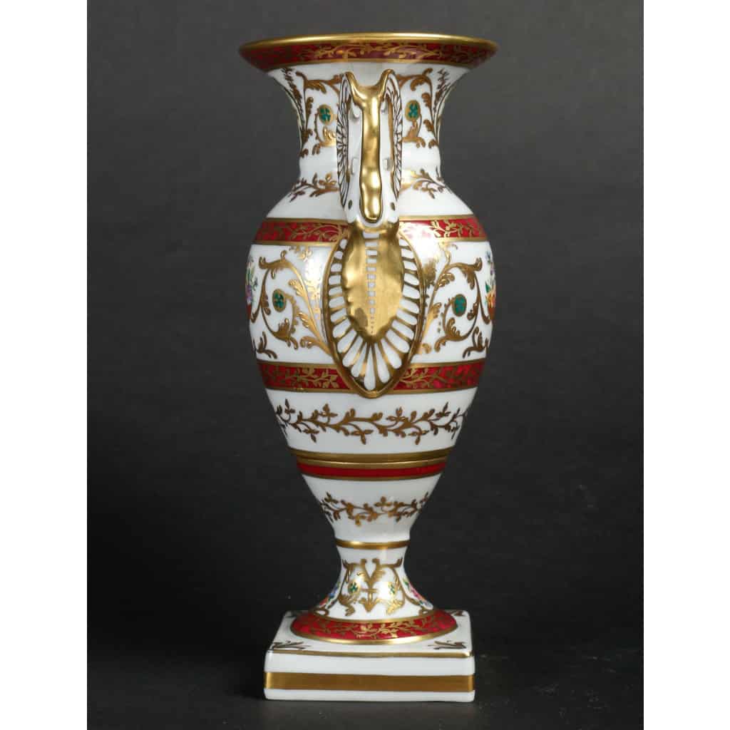 Vase Baron Jourdan rouge, Daté 1952 | Biron Vase Baron Jourdan rouge, Daté 1952