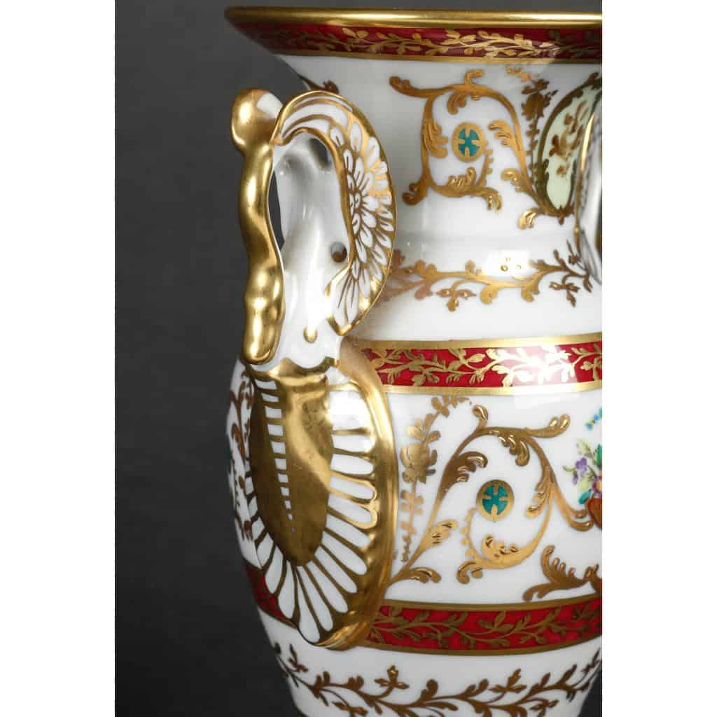 Vase Baron Jourdan rouge, Daté 1952 | Biron Vase Baron Jourdan rouge, Daté 1952