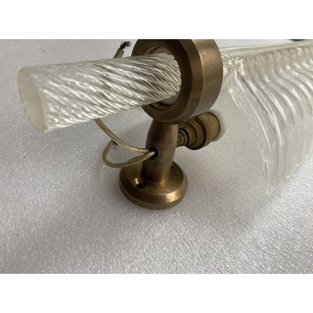 1950/70 Paire d’appliques Style BAROVIER & TOSO Ou Véronèse Pour Arbus en Cristal de Murano | Biron 1950/70 Paire d’appliques Style BAROVIER & TOSO Ou Véronèse Pour Arbus en Cristal de Murano