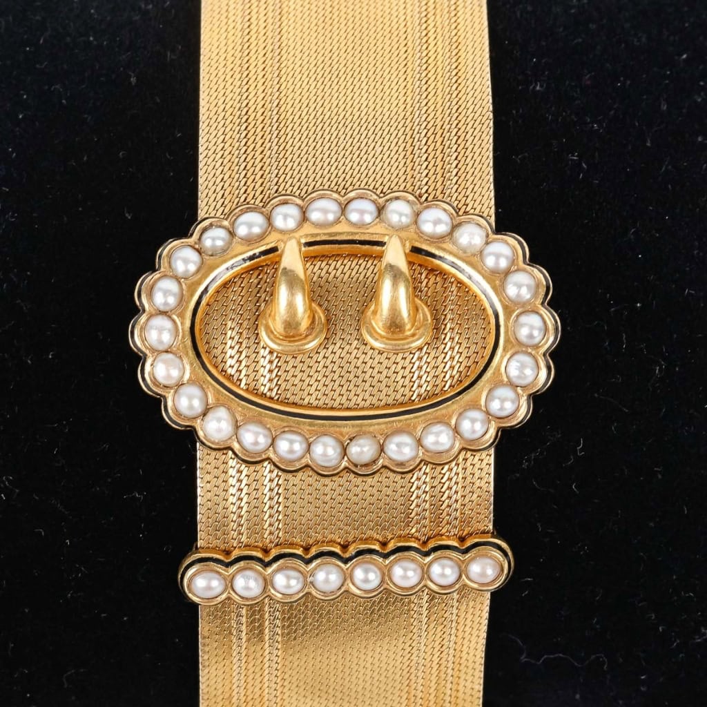 Bracelet ceinture en or 18k, Circa 1850 | Biron Bracelet ceinture en or 18k, Circa 1850