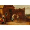 David Teniers le jeune 1610-1690. Couple dansant. | Biron David Teniers le jeune 1610-1690. Couple dansant.