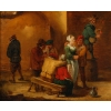 David Teniers le jeune 1610-1690. Couple dansant. | Biron David Teniers le jeune 1610-1690. Couple dansant.