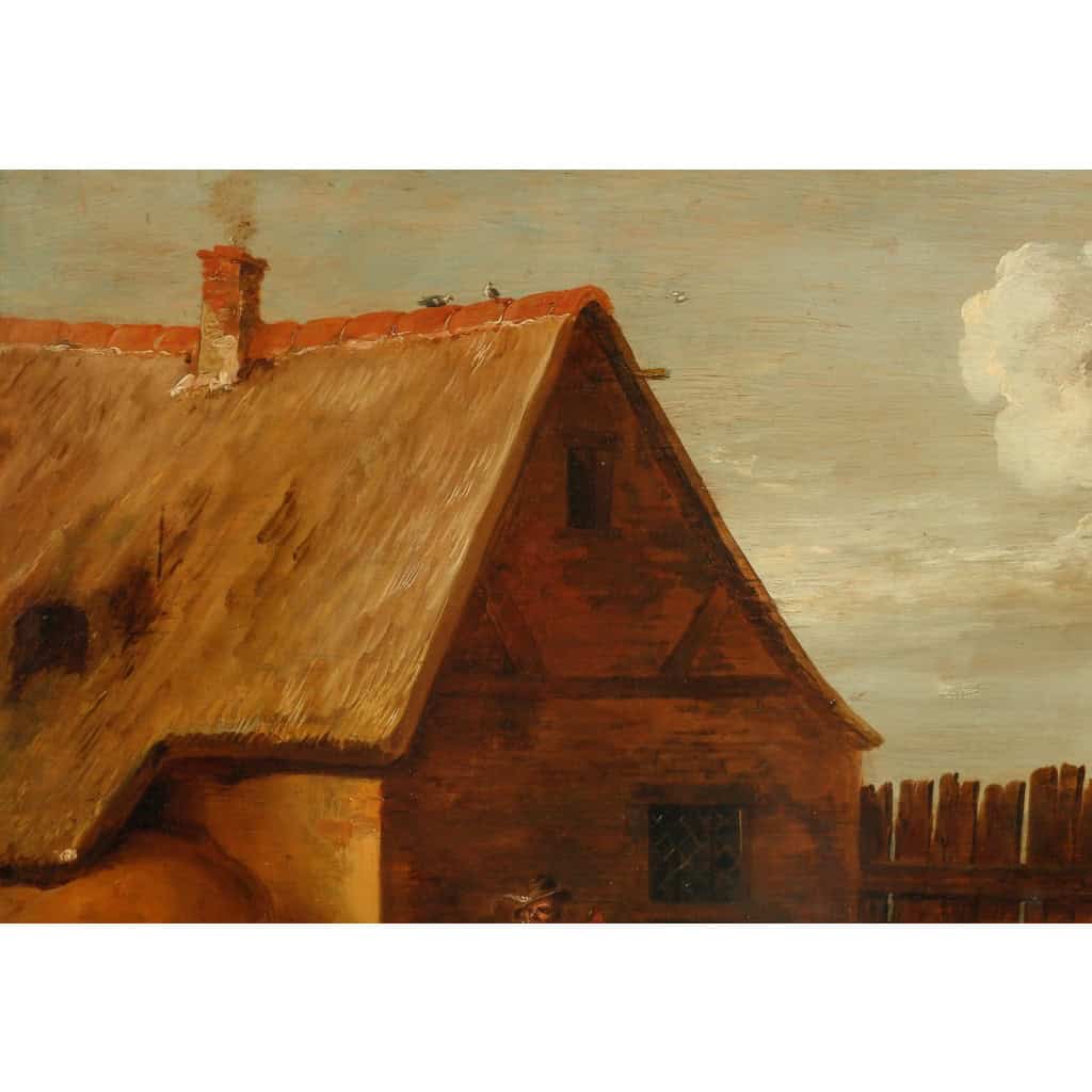 David Teniers le jeune 1610-1690. Couple dansant. | Biron David Teniers le jeune 1610-1690. Couple dansant.