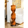 Pied de lampe en bois, sculptural. Années 1970 | Biron Pied de lampe en bois, sculptural. Années 1970
