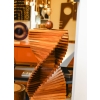 Pied de lampe en bois, sculptural. Années 1970 | Biron Pied de lampe en bois, sculptural. Années 1970