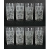 8 verres Baccarat, XIXème siècle | Biron ||||||||