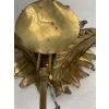 1970′ Applique Au Tournesol Laiton Patiné Signée P.MAS-ROSSI H 64 cm | Biron 1970′ Applique Au Tournesol Laiton Patiné Signée P.MAS-ROSSI H 64 cm