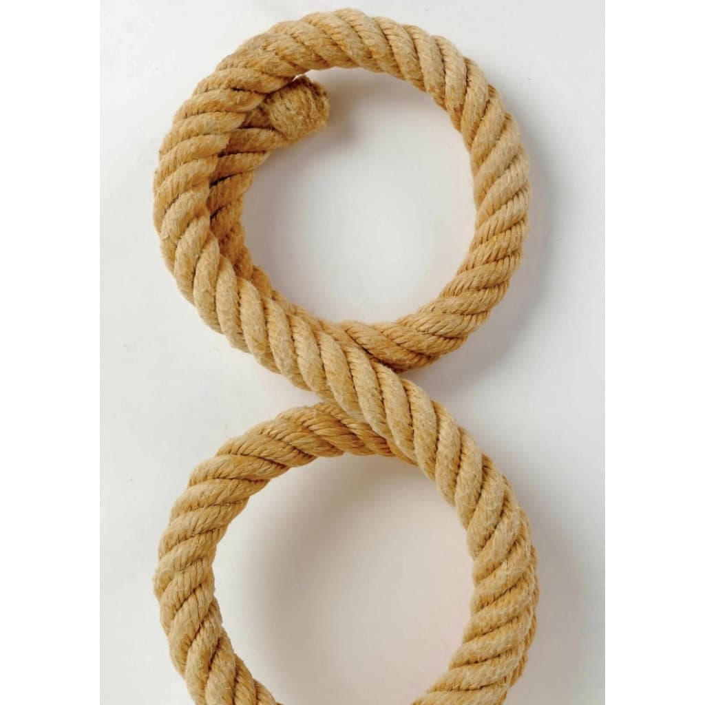 1950 Paire d’Appliques en corde Audoux Minet | Biron 1950 Paire d'Appliques en corde Audoux Minet