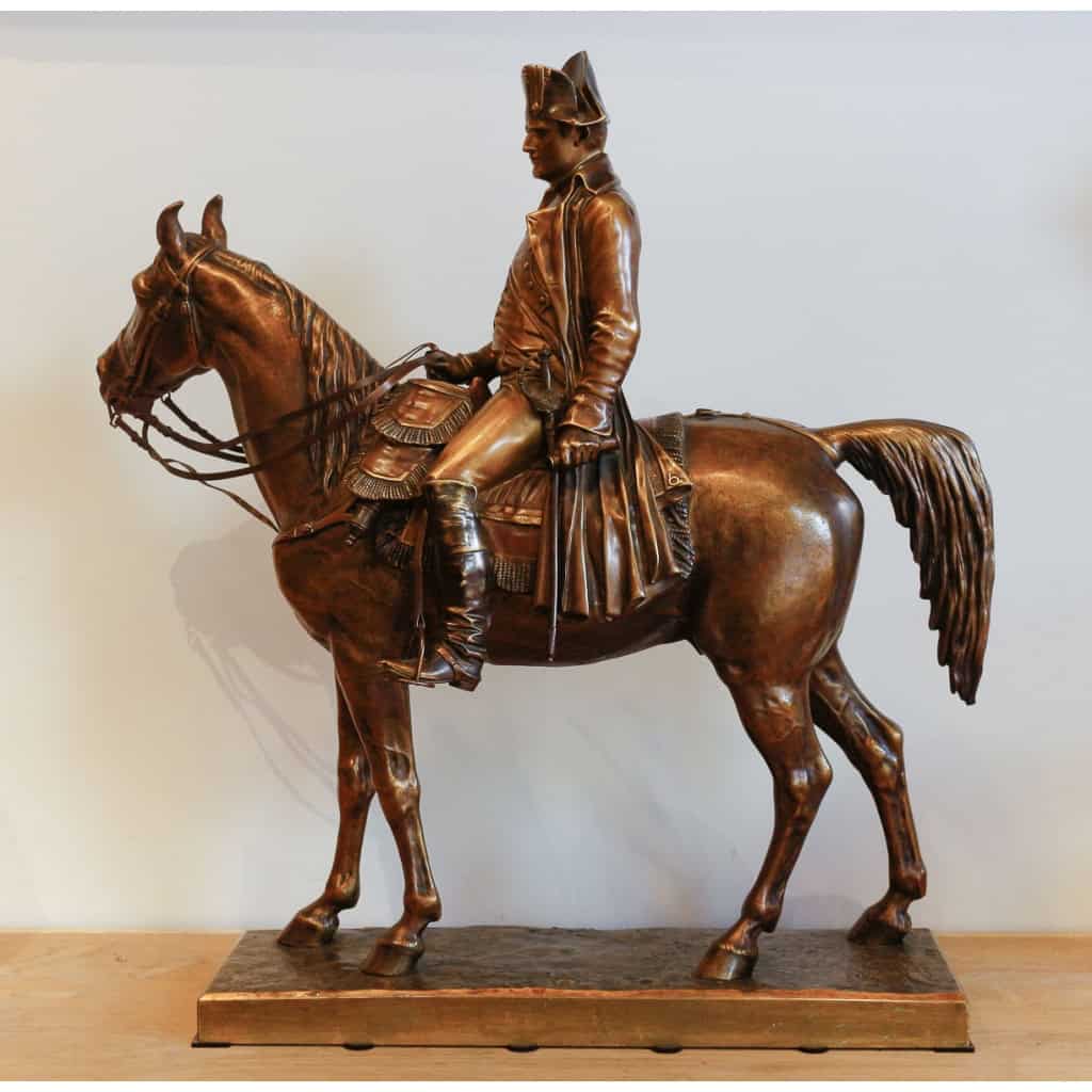 Napoléon sur cheval, par Morisse Louis-Marie | Biron ||||||||||||