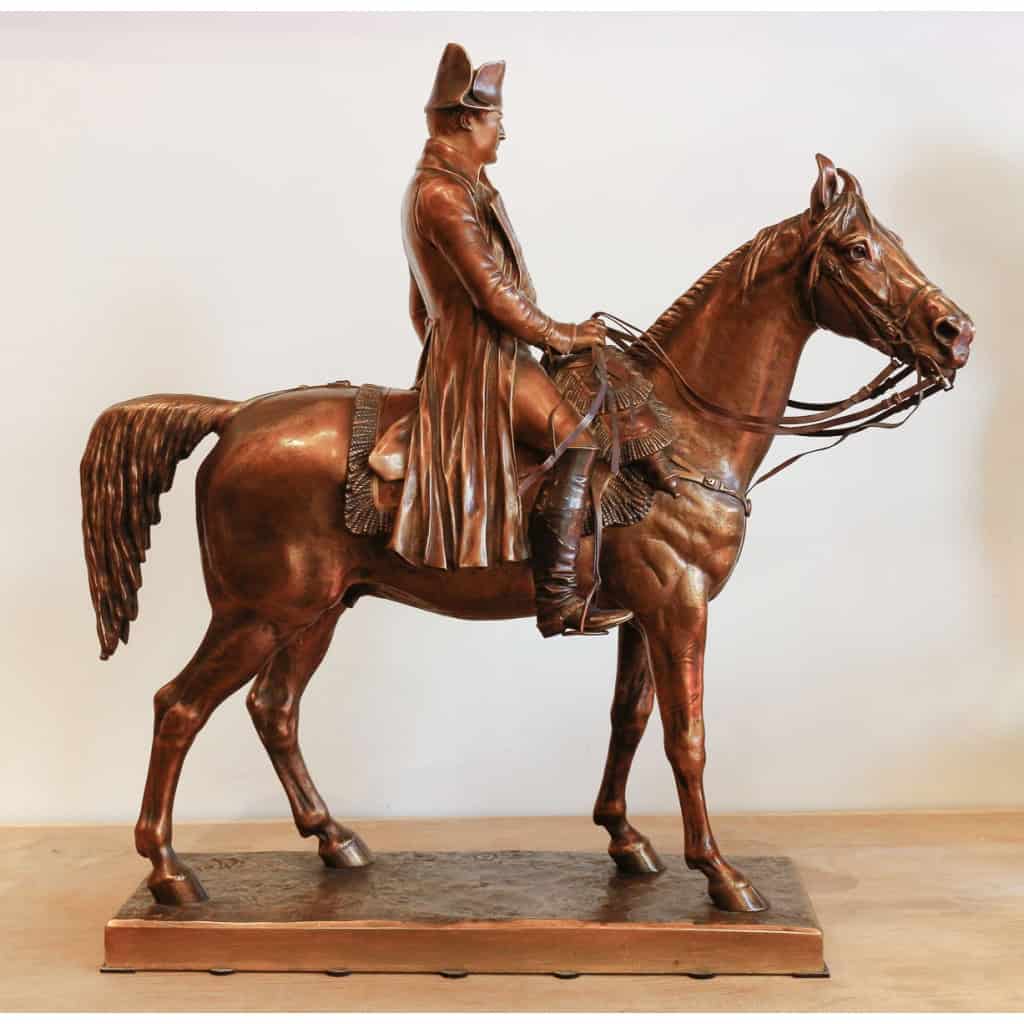 Napoléon sur cheval, par Morisse Louis-Marie | Biron Napoléon sur cheval, par Morisse Louis-Marie