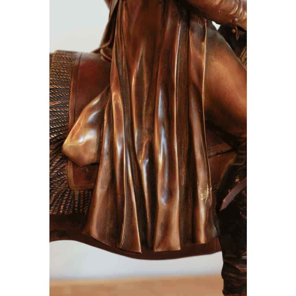 Napoléon sur cheval, par Morisse Louis-Marie | Biron Napoléon sur cheval, par Morisse Louis-Marie