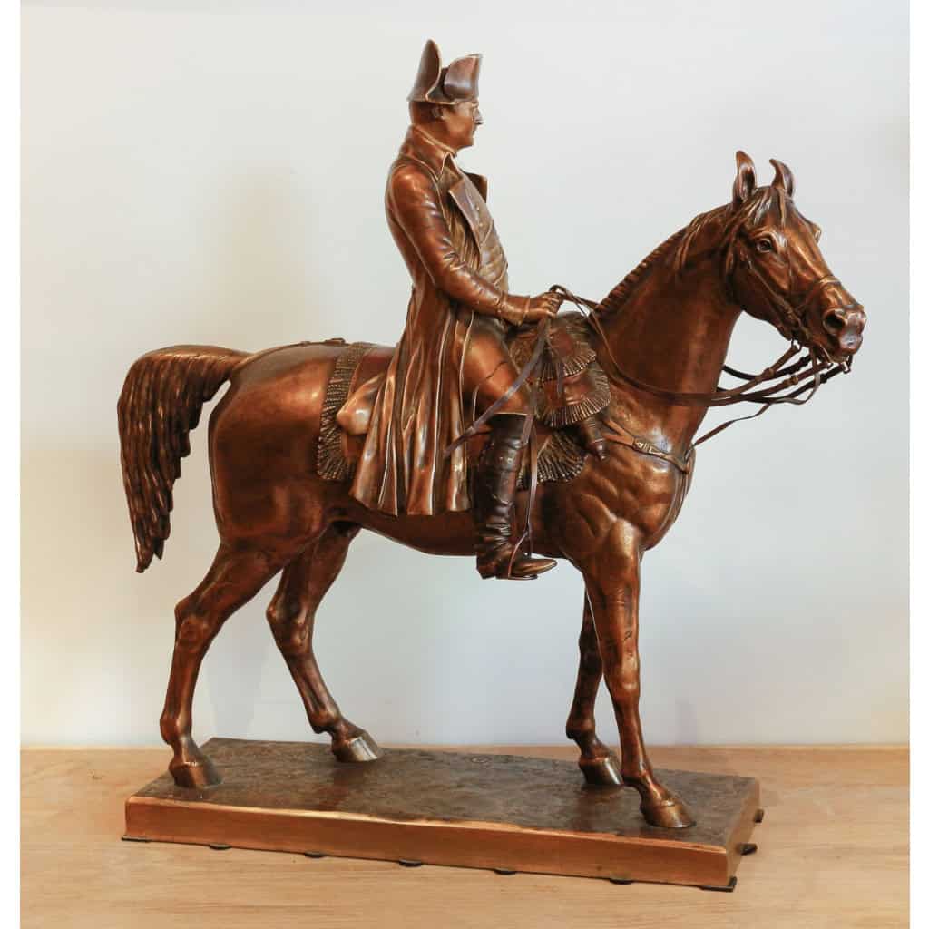Napoléon sur cheval, par Morisse Louis-Marie | Biron Napoléon sur cheval, par Morisse Louis-Marie