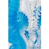 Vase « Poséidon » en cristal blanc et bleu électrique de LALIQUE FRANCE | Biron Vase "Poséidon" en cristal blanc et bleu électrique de LALIQUE FRANCE