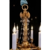 Lustre en bronze ciselé et doré de style Révolutionnaire XIXème siècle | Biron Lustre en bronze ciselé et doré de style Révolutionnaire XIXème siècle