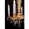 Lustre en bronze ciselé et doré de style Révolutionnaire XIXème siècle | Biron Lustre en bronze ciselé et doré de style Révolutionnaire XIXème siècle