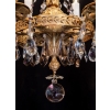 Lustre en bronze ciselé et doré de style Révolutionnaire XIXème siècle | Biron Lustre en bronze ciselé et doré de style Révolutionnaire XIXème siècle