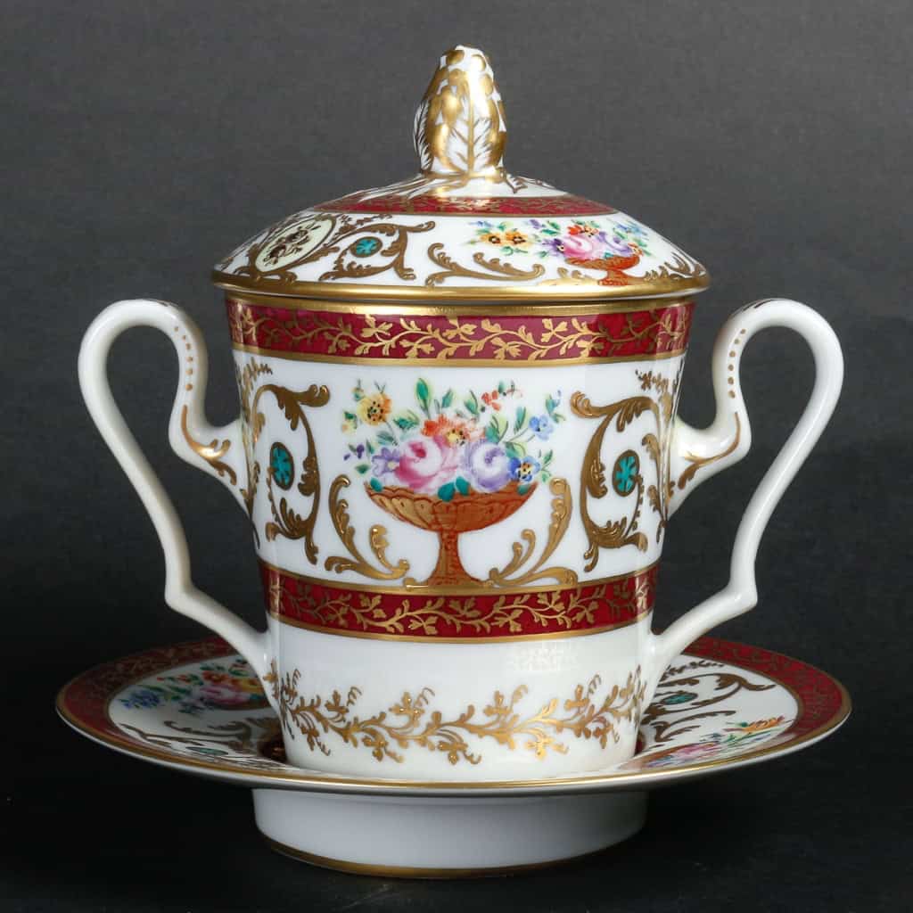 Tasse trembleuse à 2 anses Le Tallec, Baron Jourdan Rouge | Biron |||||||||