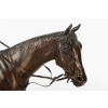 Cheval en bronze signé Lenordez. Retour de la chasse | Biron Cheval en bronze signé Lenordez. Retour de la chasse