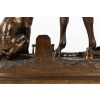 Cheval en bronze signé Lenordez. Retour de la chasse | Biron Cheval en bronze signé Lenordez. Retour de la chasse