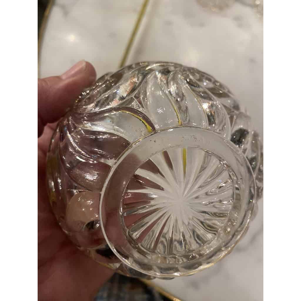 1900′ Service De Nuit Baccarat Signé 6 Piéces Avec Dorure 12