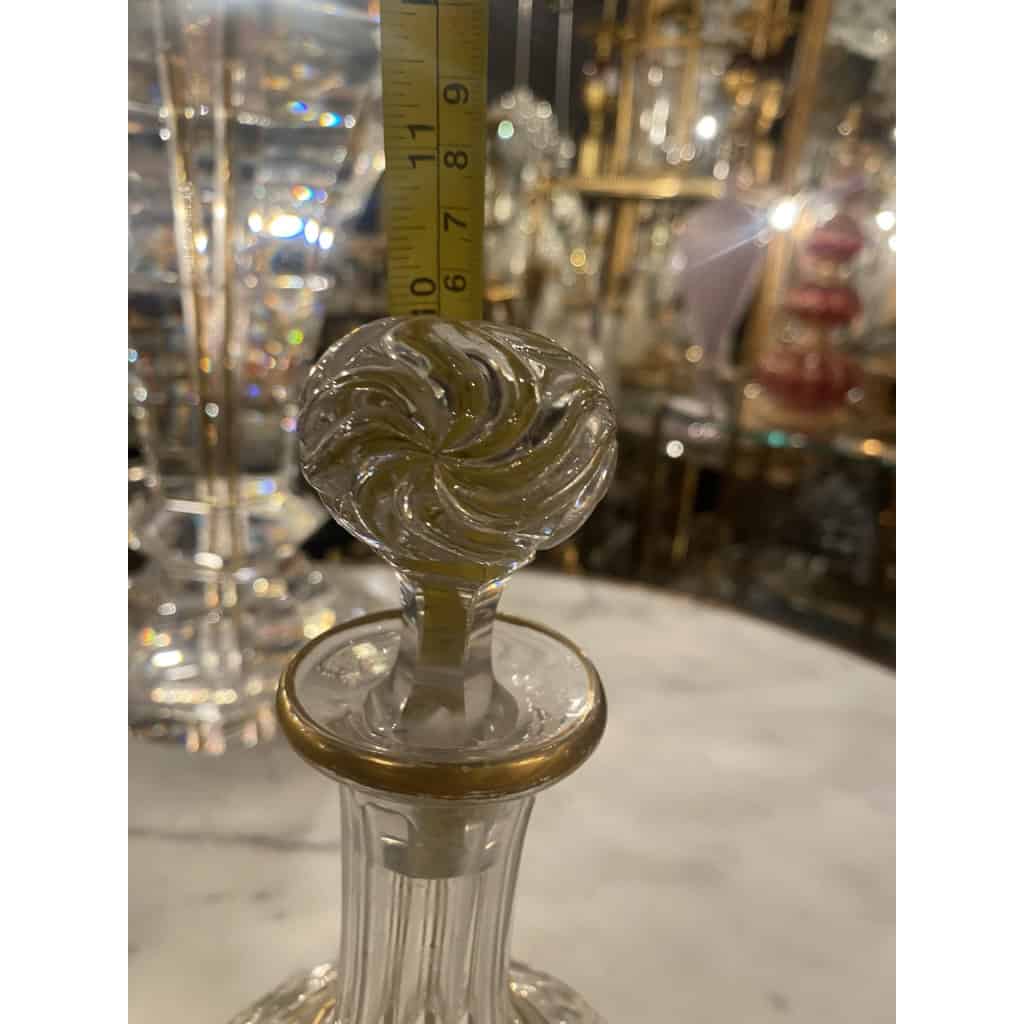 1900′ Service De Nuit Baccarat Signé 6 Piéces Avec Dorure 3