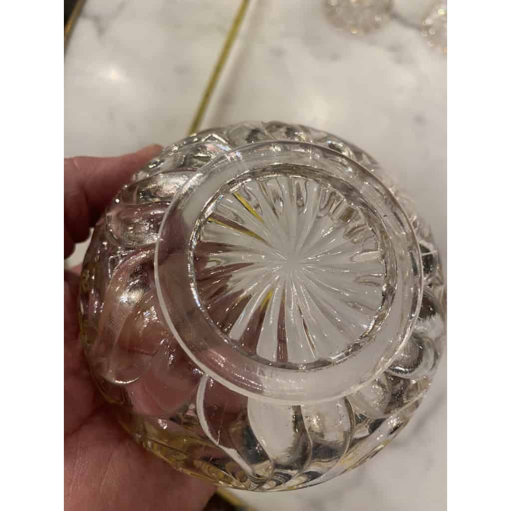1900′ Service De Nuit Baccarat Signé 6 Piéces Avec Dorure 4