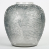 Vase « Alicante » verre blanc patiné bleu de René LALIQUE | Biron |||||||