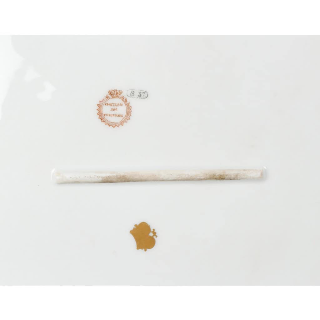2 plats XIXème, style Sèvres