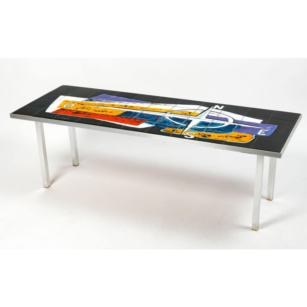 Table basse en céramique, 1970 | Biron ||||||||