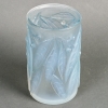Vase « Laurier » verre opalescent patiné bleu de René LALIQUE | Biron Vase "Laurier" verre opalescent patiné bleu de René LALIQUE