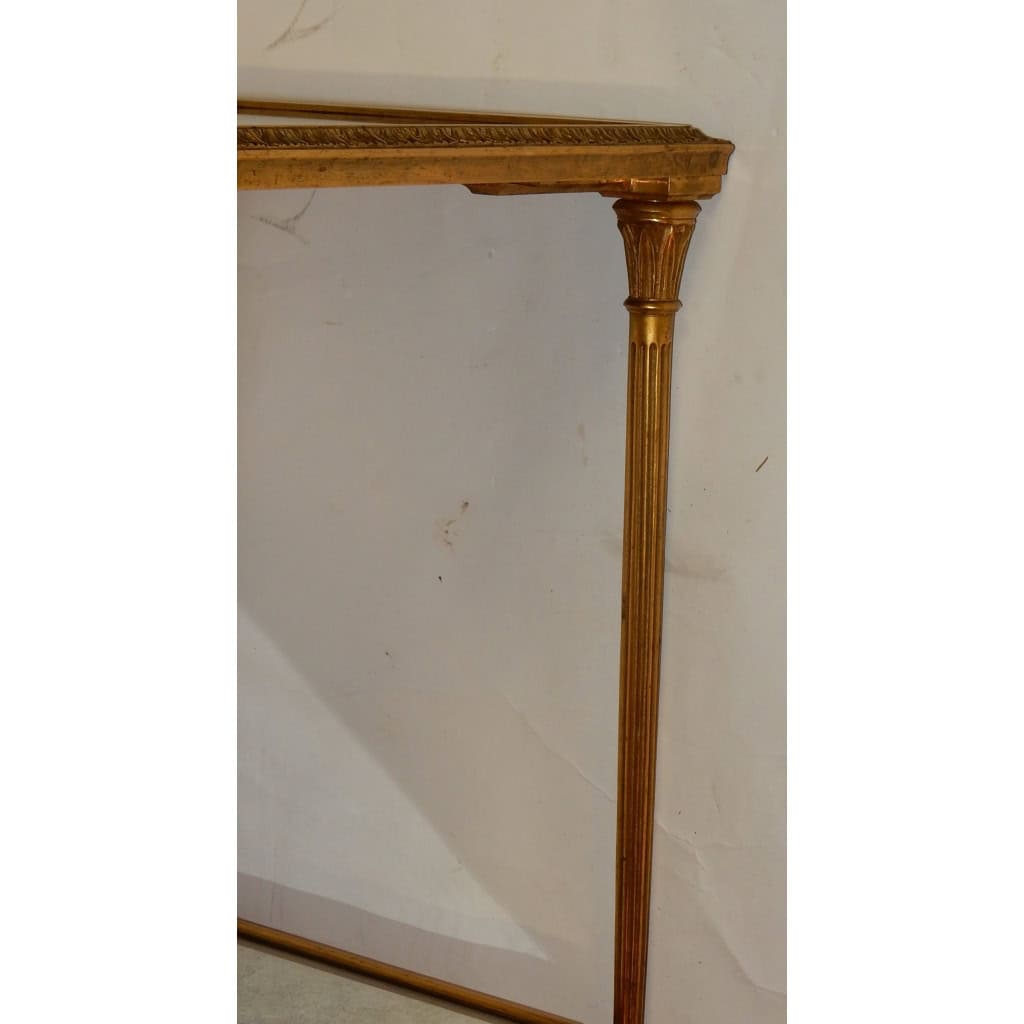 1950/70′ Table d’Appoint en Bronze Doré Décor Palmier Maison Charles | Biron 1950/70′ Table d’Appoint en Bronze Doré Décor Palmier Maison Charles