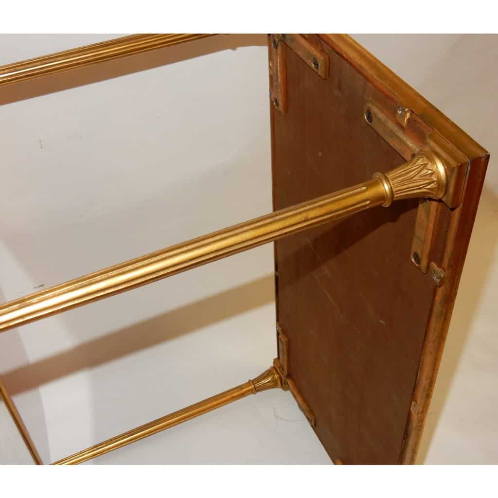 1950/70′ Table d’Appoint en Bronze Doré Décor Palmier Maison Charles | Biron 1950/70′ Table d’Appoint en Bronze Doré Décor Palmier Maison Charles