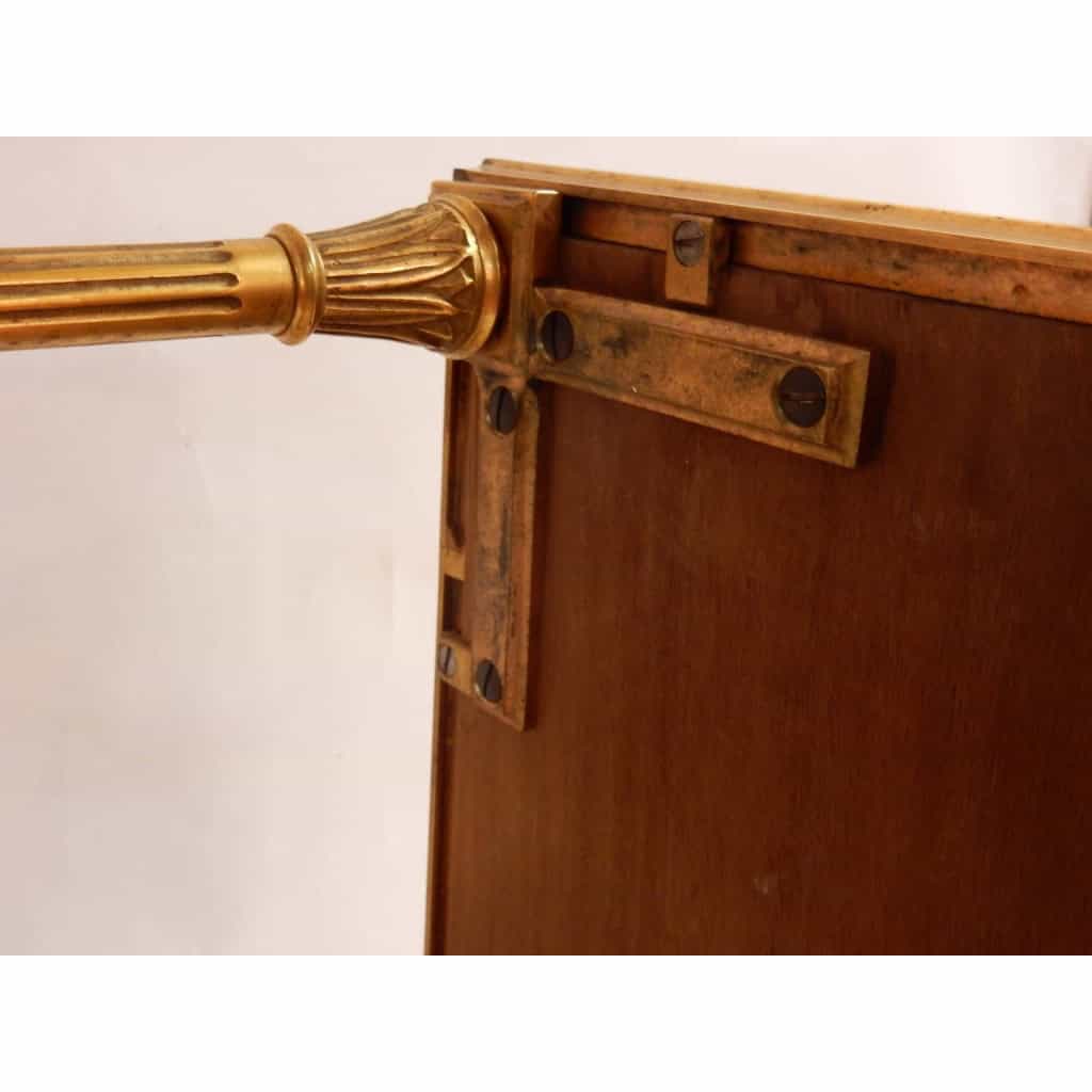 1950/70′ Table d’Appoint en Bronze Doré Décor Palmier Maison Charles | Biron 1950/70′ Table d’Appoint en Bronze Doré Décor Palmier Maison Charles
