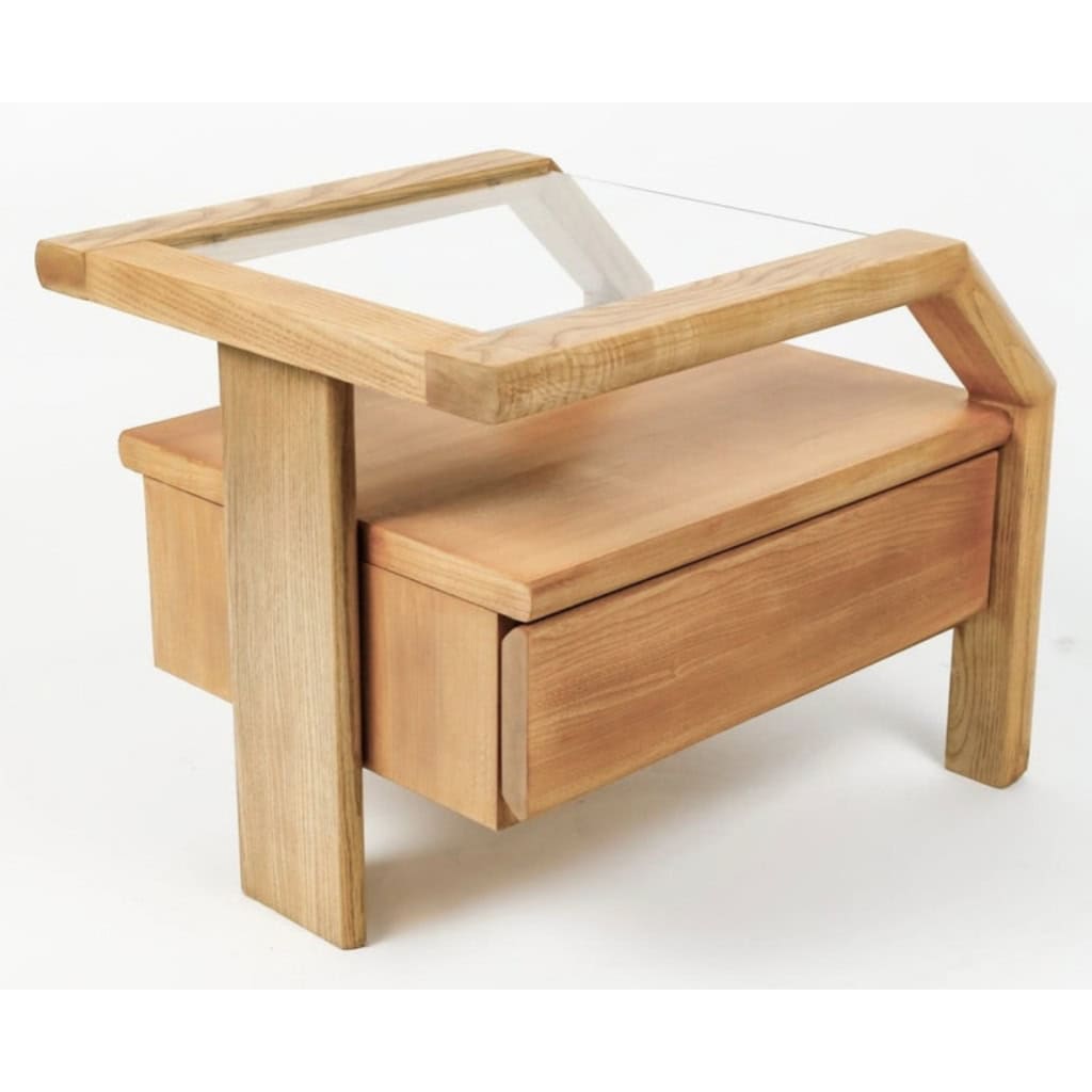 1970 Paire de tables de chevet de la Maison Roche