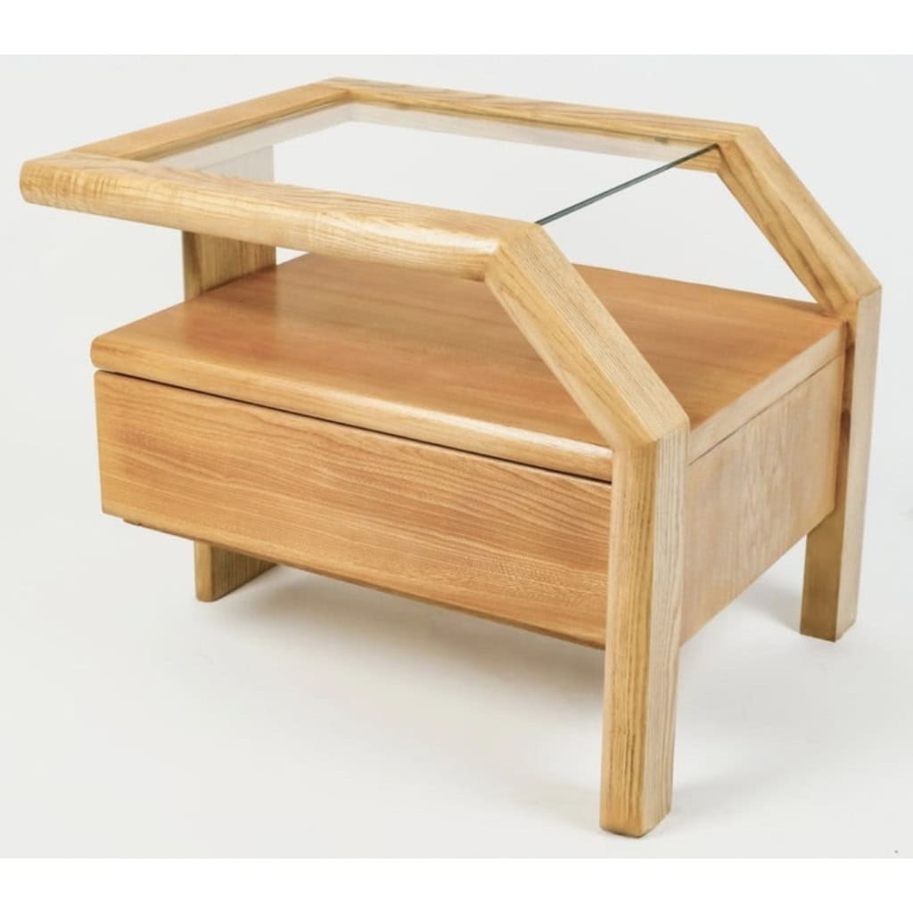 1970 Paire de tables de chevet de la Maison Roche