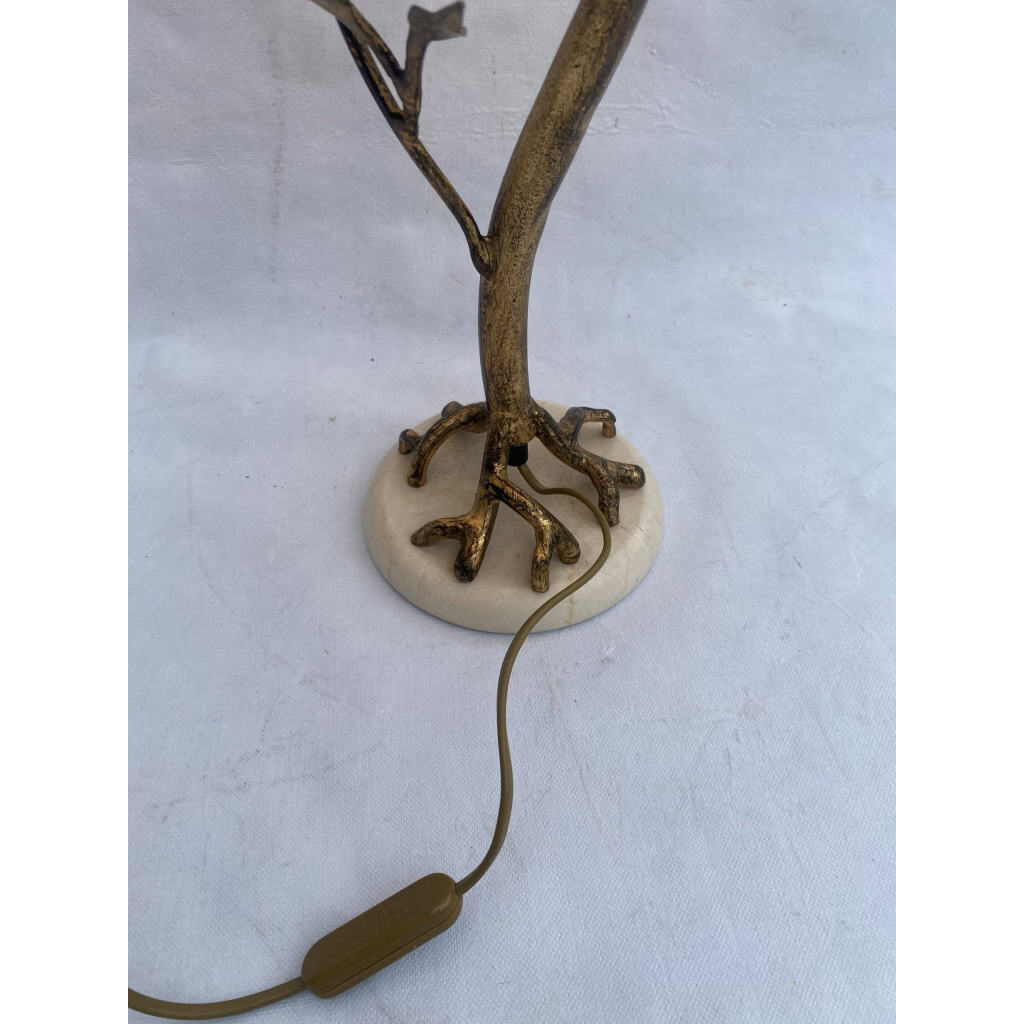 1970/80′ Lampe Decor Vegetal En Metal Doré Signée Banci | Biron 1970/80′ Lampe Decor Vegetal En Metal Doré Signée Banci