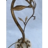 1970/80′ Lampe Decor Vegetal En Metal Doré Signée Banci | Biron 1970/80′ Lampe Decor Vegetal En Metal Doré Signée Banci