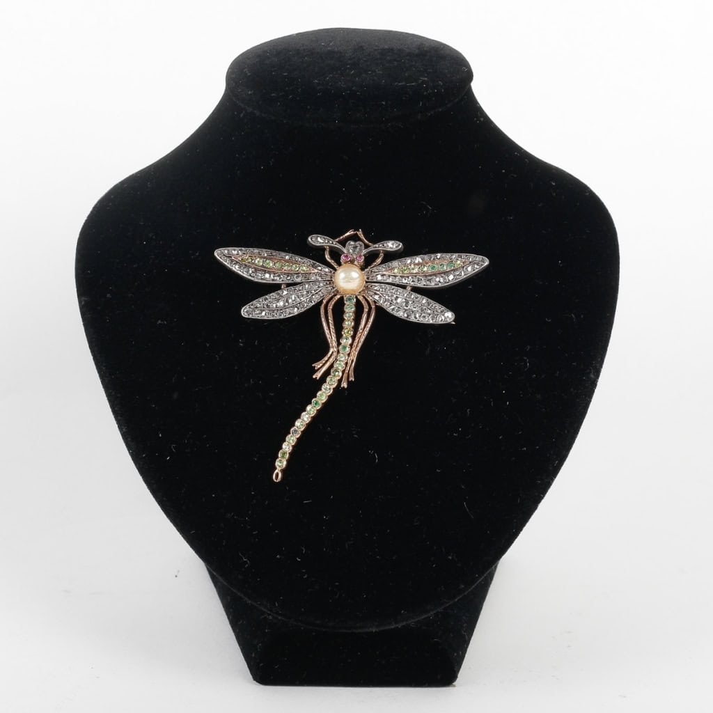 Broche Libellule en or 18k | Biron ||||||