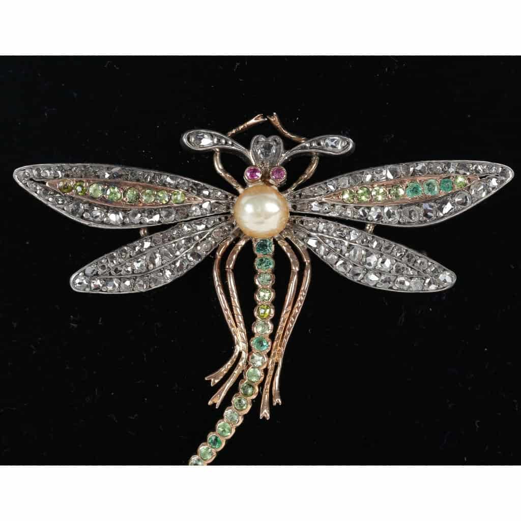 Broche Libellule en or 18k | Biron Broche Libellule en or 18k