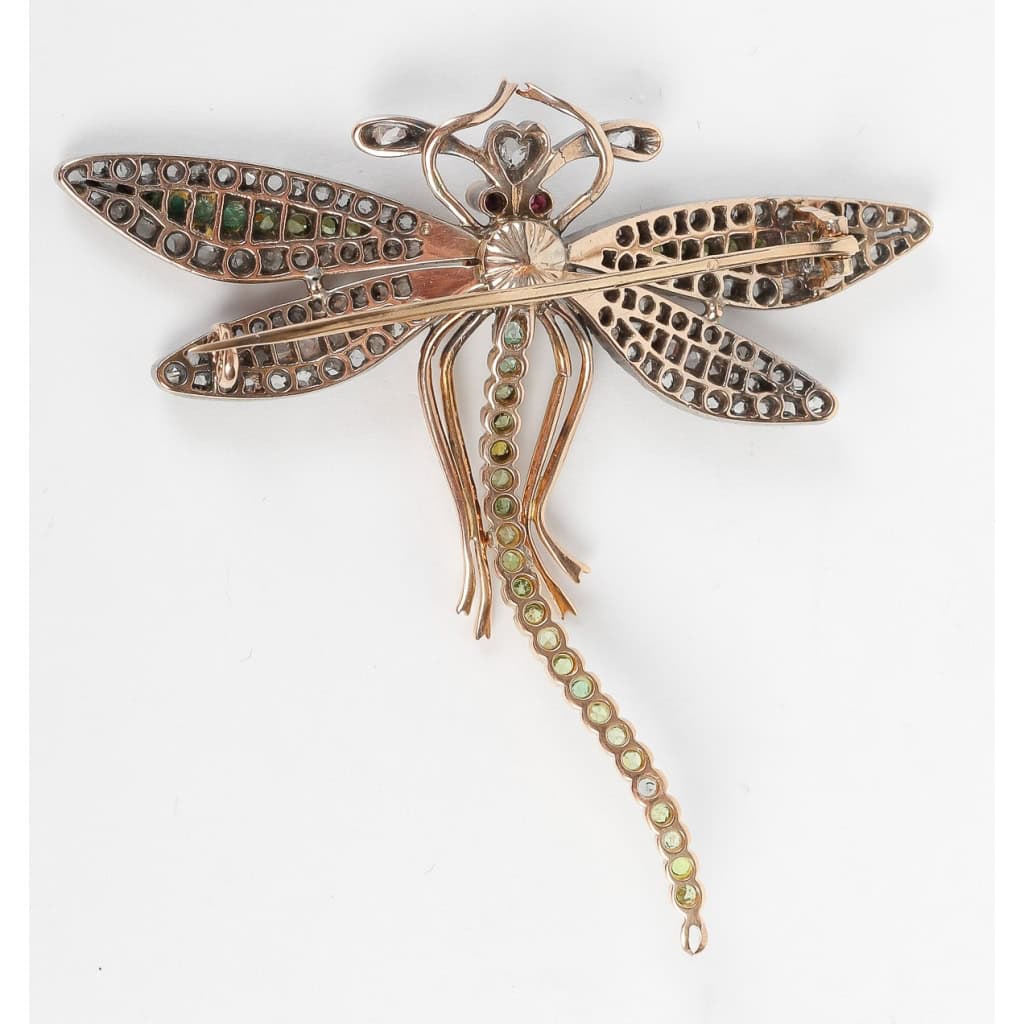 Broche Libellule en or 18k | Biron Broche Libellule en or 18k