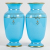 Paire de vases en opaline, XIXème siècle | Biron Paire de vases en opaline, XIXème siècle