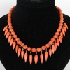 Collier corail d’époque Restauration monté sur or 18k | Biron Collier corail d'époque Restauration monté sur or 18k