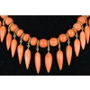 Collier corail d’époque Restauration monté sur or 18k | Biron Collier corail d'époque Restauration monté sur or 18k