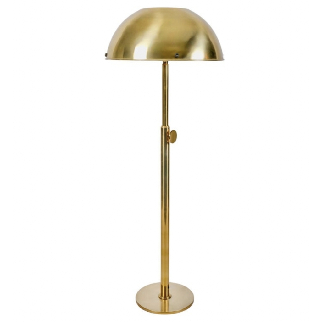 1970 Lampadaire en laiton de Florian Schulz | Biron |||||