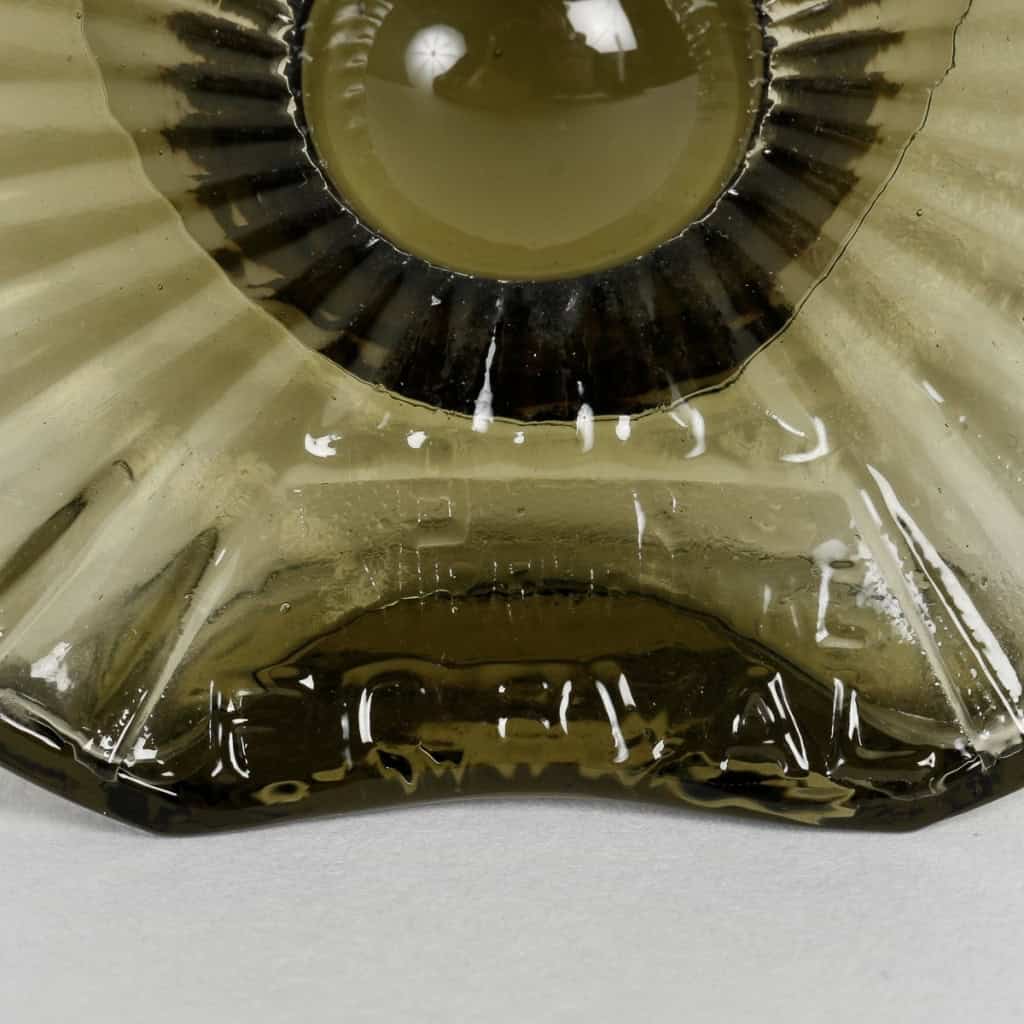 Flacon Prototype « Le Perle Noire » verre fumé de René LALIQUE pour Forval | Biron Flacon Prototype "Le Perle Noire" verre fumé de René LALIQUE pour Forval
