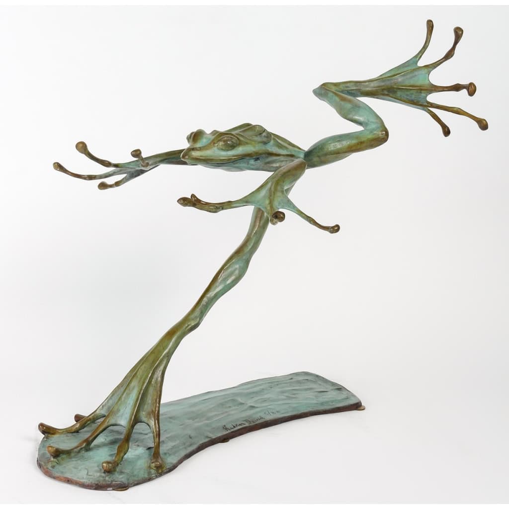 L’aviatrice, sculpture en bronze à cire perdue de Hadrien David | Biron ||||||||||